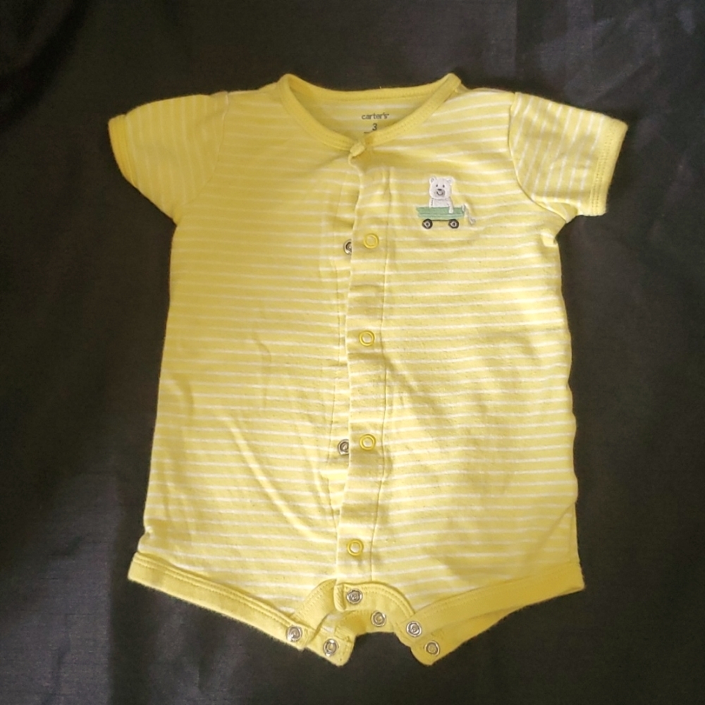 Yellow bear bodysuit